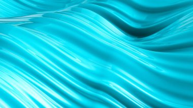 Güzel yeşil turkuaz arka plan. 3d görüntüleme, 3d illüstrasyon.