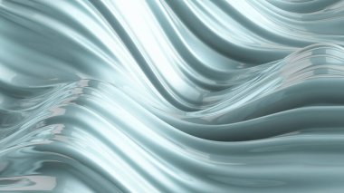 Kumaşlı, güzel, gri bir arka plan. 3d görüntüleme, 3d illüstrasyon.