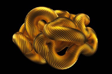 Güzel altın arka plan. 3d görüntüleme, 3d illüstrasyon.