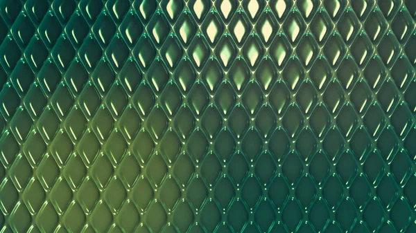 Зеленый Геометрический Фон Рельефом Рендеринг Иллюстрация — стоковое фото