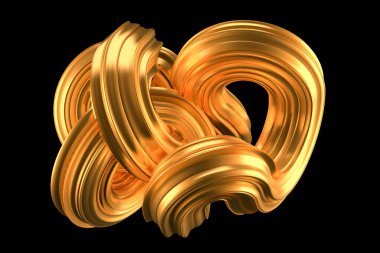 Güzel altın arka plan. 3d görüntüleme, 3d illüstrasyon.