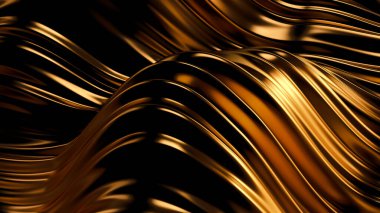 Lüks altın arka plan. 3d görüntüleme, 3d illüstrasyon.