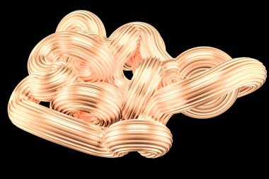 Güzel altın arka plan. 3d görüntüleme, 3d illüstrasyon.