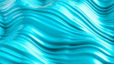 Güzel yeşil turkuaz arka plan. 3d görüntüleme, 3d illüstrasyon.