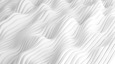 Çizgileri olan beyaz bir arka plan. 3d görüntüleme, 3d illüstrasyon.