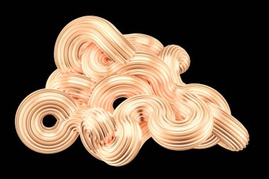 Güzel altın arka plan. 3d görüntüleme, 3d illüstrasyon.