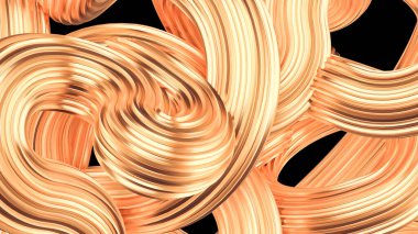 Güzel altın arka plan. 3d görüntüleme, 3d illüstrasyon.