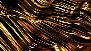 Lüks altın arka plan. 3d görüntüleme, 3d illüstrasyon.