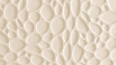 Beyaz, sarı dokular, rahatlama ve daireler. 3d görüntüleme, 3d illüstrasyon.