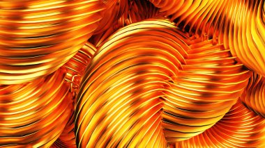 Güzel altın arka plan. 3d görüntüleme, 3d illüstrasyon.