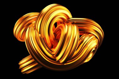 Güzel altın arka plan. 3d görüntüleme, 3d illüstrasyon.