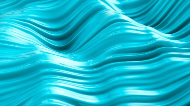 Güzel yeşil turkuaz arka plan. 3d görüntüleme, 3d illüstrasyon.