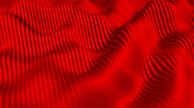 Kırmızı arkaplan ve çizgiler. 3d görüntüleme, 3d illüstrasyon.