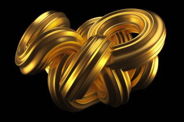 Güzel altın arka plan. 3d görüntüleme, 3d illüstrasyon.