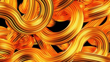 Güzel altın arka plan. 3d görüntüleme, 3d illüstrasyon.