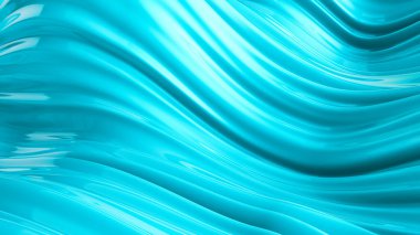 Güzel yeşil turkuaz arka plan. 3d görüntüleme, 3d illüstrasyon.