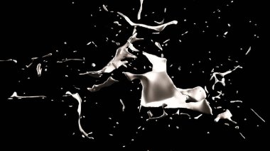 Bir tutam altın. 3d görüntüleme, 3d illüstrasyon.