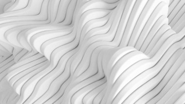 Çizgileri olan beyaz bir arka plan. 3d görüntüleme, 3d illüstrasyon.