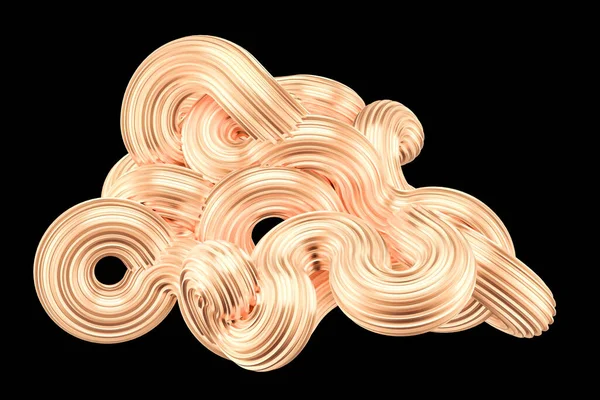 Güzel altın arka plan. 3d görüntüleme, 3d illüstrasyon.