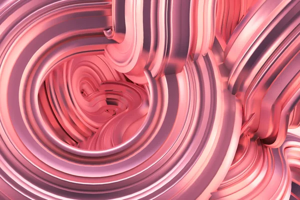 Gyönyörű Fém Rózsaszín Háttér Renderelés Illusztráció — Stock Fotó