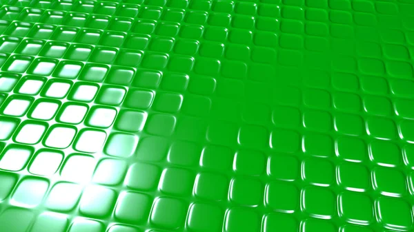 Grön Geometrisk Bakgrund Med Relief Återgivning Illustration — Stockfoto