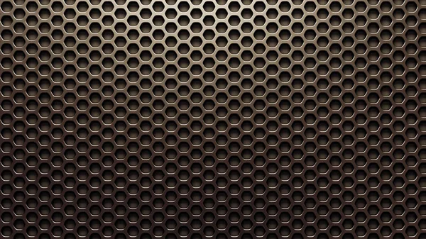 Silver Metal Background Grille Rendering Illustration — Stock Photo, Image