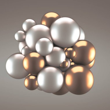 Neşeli, pozitif, taşaklı, parlak sarı bir arka plan. 3d görüntüleme, 3d illüstrasyon.