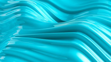 Güzel yeşil turkuaz arka plan. 3d görüntüleme, 3d illüstrasyon.