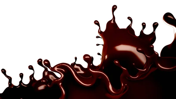 Strop Ciocolată Redare Ilustrație — Fotografie, imagine de stoc