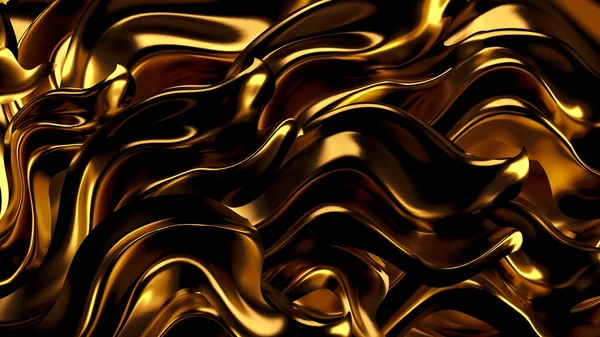 퍼이면서 황금빛 렌더링 — 스톡 사진