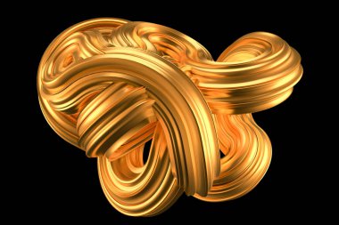 Güzel altın arka plan. 3d görüntüleme, 3d illüstrasyon.