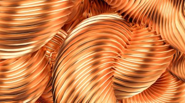 Güzel altın arka plan. 3d görüntüleme, 3d illüstrasyon.