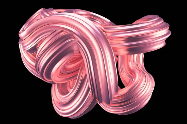 Mooie Metallic Roze Achtergrond Weergave Illustratie — Stockfoto
