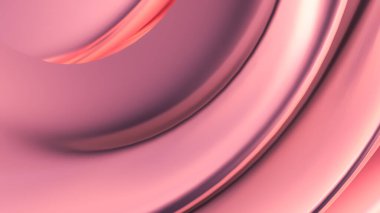 Saten kumaşlı lüks pembe arka plan. 3d görüntüleme, 3d illüstrasyon.