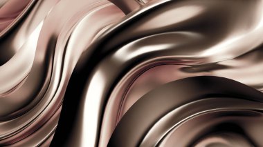 Saten kumaşlı, gümüş renkli bir arka plan. 3d görüntüleme, 3d illüstrasyon.