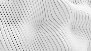 Çizgileri olan beyaz bir arka plan. 3d görüntüleme, 3d illüstrasyon.