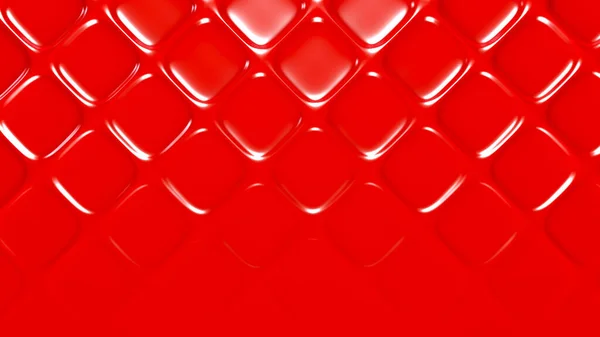 Roter Geometrischer Hintergrund Mit Relief Darstellung Illustration — Stockfoto