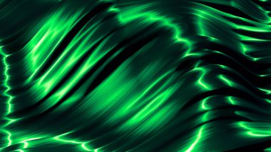 Güzel yeşil turkuaz arka plan. 3d görüntüleme, 3d illüstrasyon.