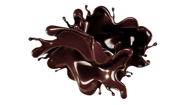 초콜릿 모금이요 렌더링 — 스톡 사진