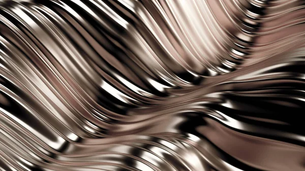 Bellissimo Sfondo Metallico Lusso Rendering Illustrazione — Foto Stock