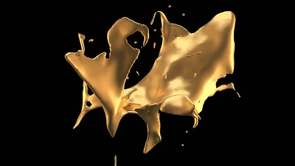 Bir Tutam Altın Görüntüleme Illüstrasyon — Stok fotoğraf