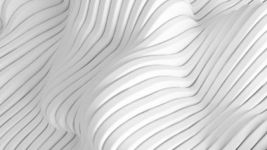 Çizgileri olan beyaz bir arka plan. 3d görüntüleme, 3d illüstrasyon.