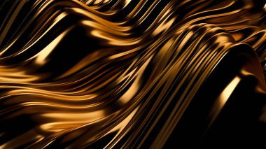 Lüks altın arka plan. 3d görüntüleme, 3d illüstrasyon.