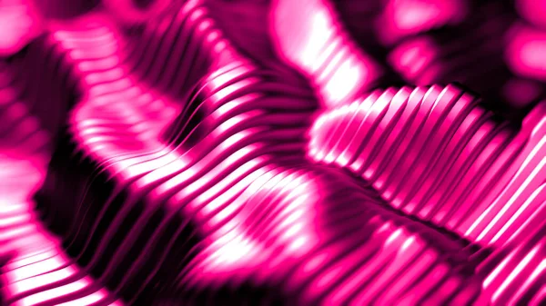 Roze Achtergrond Met Lijnen Weergave Illustratie — Stockfoto