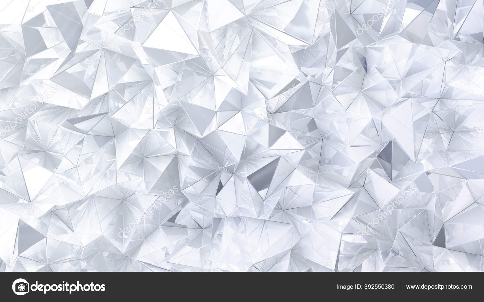 White Crystal Background