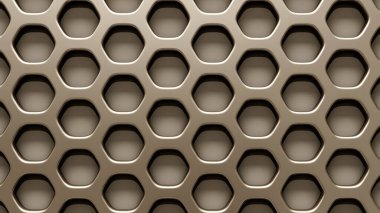 Gümüş, metal arka plan ızgarası. 3d görüntüleme 3d