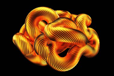 Güzel altın arka plan. 3d görüntüleme, 3d illüstrasyon.