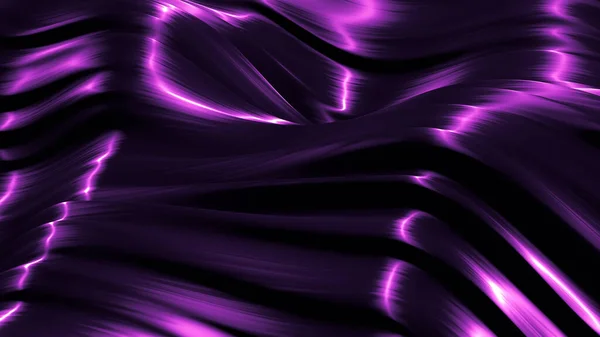 Luxurious Purple Background Flying Fabric Rendering Illustration — Stock Photo, Image