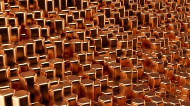 Lüks altın arka plan. 3d görüntüleme, 3d illüstrasyon.