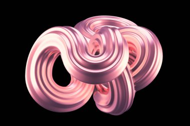 Güzel metalik pembe arka plan. 3d görüntüleme, 3d illüstrasyon.